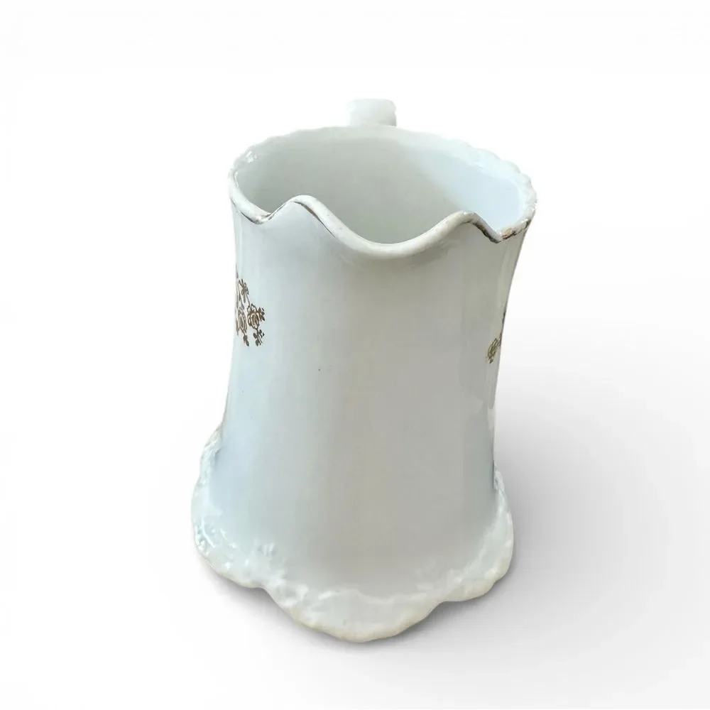 Homer Laughlin Hudson Vintage Creamer Milk Pitcher Floral 1908-1920